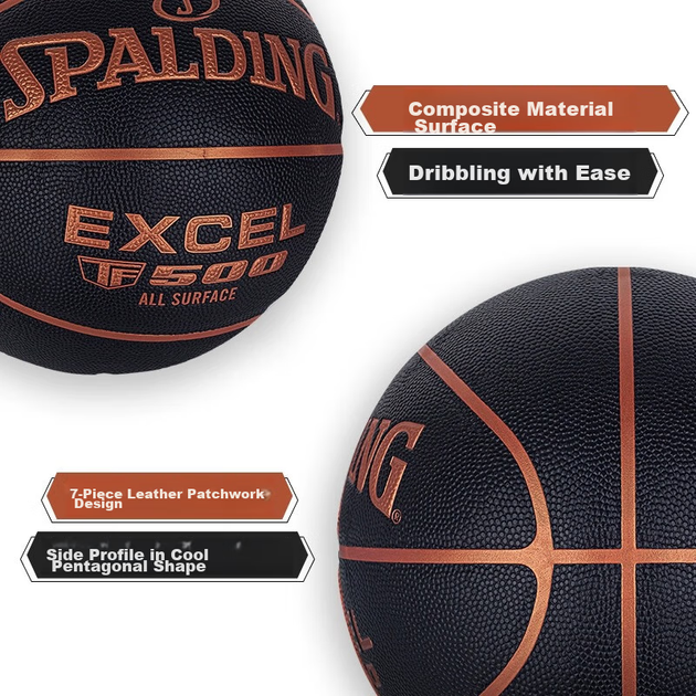 Мяч баскетбольный SPALDING TF500 Legend Size 7 (77-850Y) - изображение 2