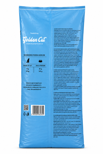 Сухий корм Golden Cat з рибою для дорослих котів 10 кг - Фото 2 Сухий корм Golden Cat з рибою для дорослих котів 10 кг - зображення 2