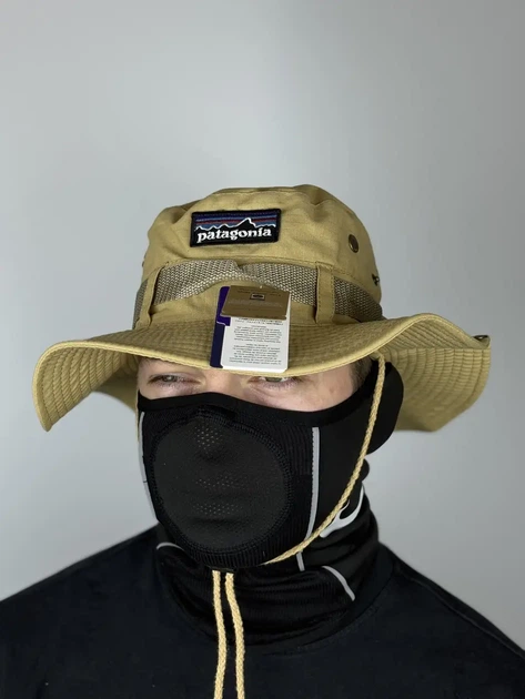Панама Patagonia One size(универсальный размер), Унисекс, песочно-оливкового цвета. - изображение 3