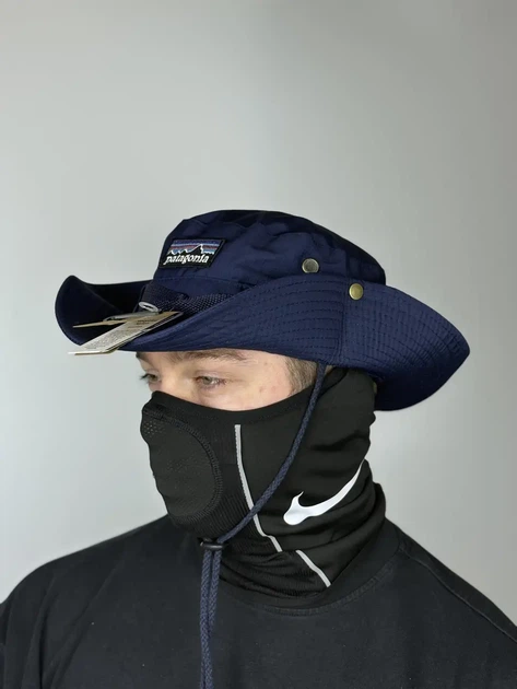 Панама Patagonia One size(универсальный размер), Унисекс, синего цвета. - изображение 4