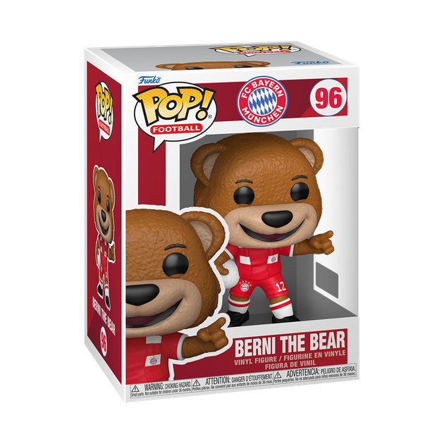 Фигурка Funko POP! Bayern Munich Berni The Bear 10 см 93747 (889698937474) - изображение 4