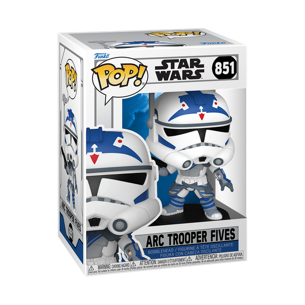 Figurka Funko POP! Star Wars: Clone Wars Trooper Fives ARC2 10 cm 93358 (889698933582) - obraz 4