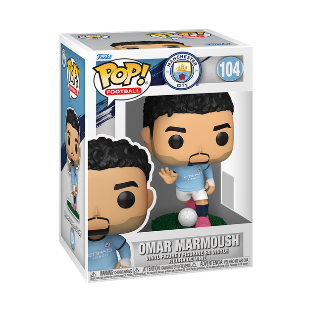 Figurka Funko POP! Football: Manchester City FC Omar Marmoush 10 cm 93720 (889698937207) - obraz 3
