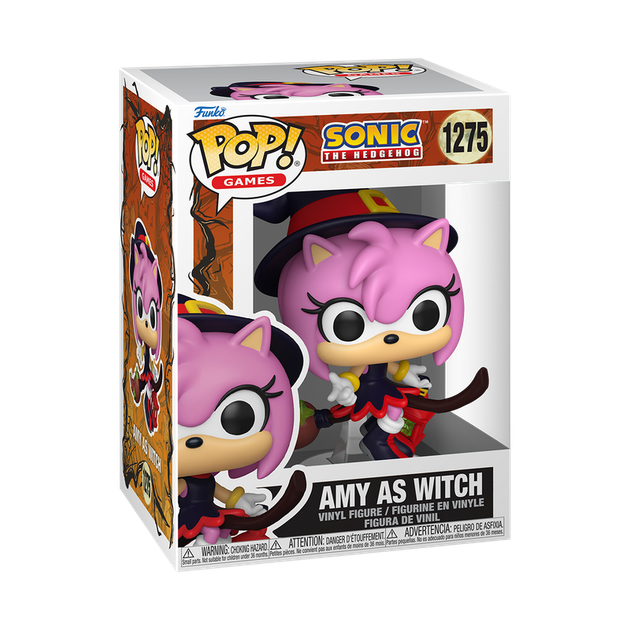 Figurka Funko POP! Games: Sonic the Hedgehog Amy on Broom 10 cm 93525 (889698935258) - obraz 3