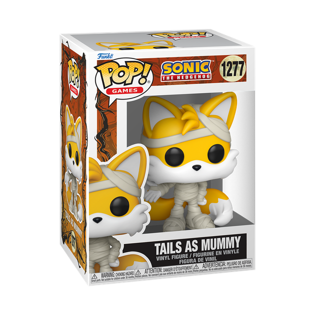Фігурка Funko POP! Games: Sonic the Hedgehog Mummy Tails 10 см 93527 (889698935272) - зображення 3