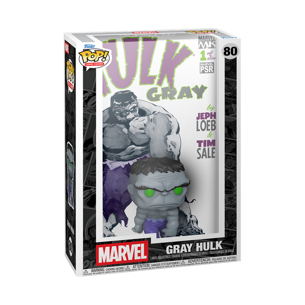 Фигурка Funko POP! Comic Covers: Marvel Gray Hulk (Web of Incredible Hulk nr 1) 10 см 93505 (889698935050) - Фото 3 Фигурка Funko POP! Comic Covers: Marvel Gray Hulk (Web of Incredible Hulk nr 1) 10 см 93505 (889698935050) - изображение 3