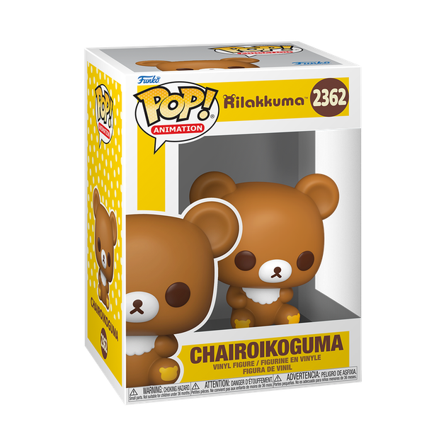 Фігурка Funko Pop! Animation: Rilakkuma Chairoikoguma 93875 (889698938754) - зображення 3