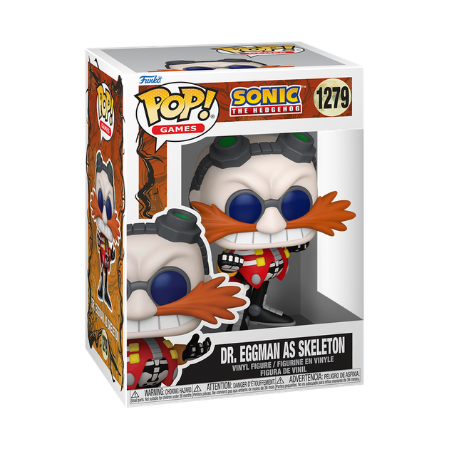 Фігурка Funko Pop! Games: Sonic Skeleton Robotnik 93529 (889698935296) - зображення 3