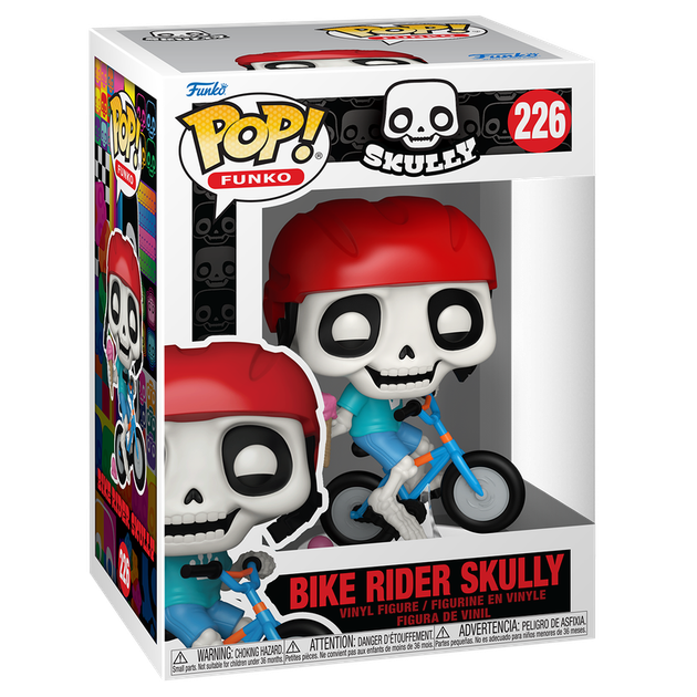 Фігурка Funko Pop! Icons Bike Rider Skully 88331 (889698883313) - зображення 3