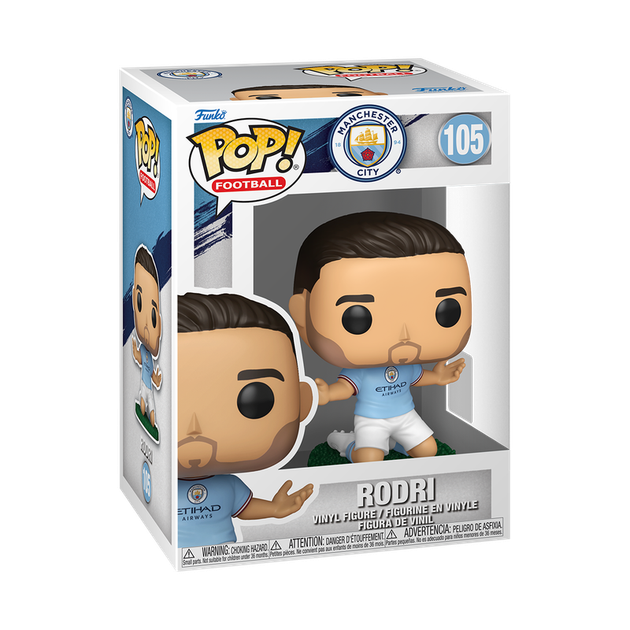 Figurka Funko POP! Football: Manchester City Rodri 10 cm 93721 (889698937214) - obraz 3