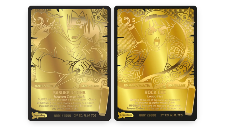 Картки Naruto Mythos TCG Konoha Shido 2nd Edition Booster Pack - зображення 2