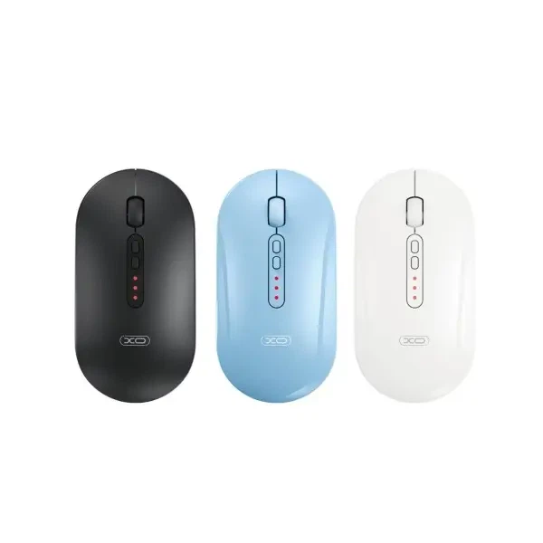 Компютерна мишка XO M13 Tri-mode Bluetooth Wireless Silent Mouse, Білий - Фото 3 Компютерна мишка XO M13 Tri-mode Bluetooth Wireless Silent Mouse, Білий - изображение 3