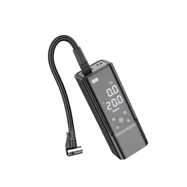 Автомобільний насос Hoco ZP7 Maddy (5000mAh), Чорний - изображение 6