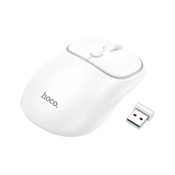Компютерна мишка Hoco GM25 Royal dual-mode business ws mouse, Білий - Фото 1 Компютерна мишка Hoco GM25 Royal dual-mode business ws mouse, Білий - изображение 1
