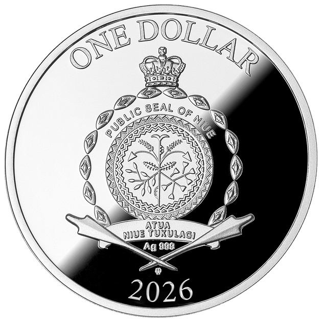 Футбольний м'яч, 1 долар, срібна монета у рамці 2026 Польша (87909) - изображение 3