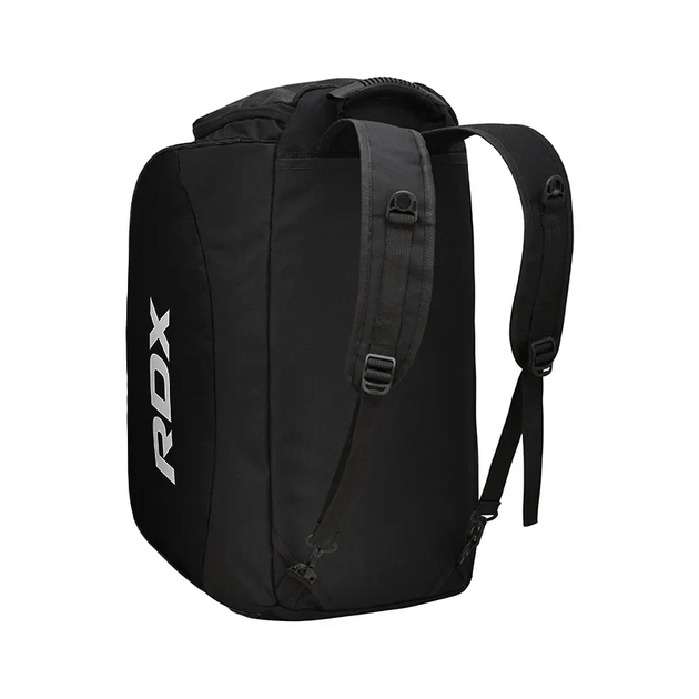 Спортивна сумка RDX R1 Duffel Bag with Backpack Straps Black/White - зображення 5