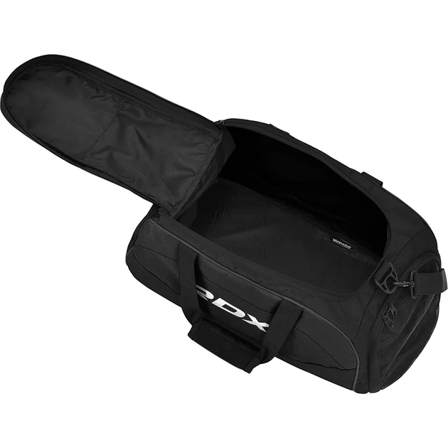 Спортивна сумка RDX R1 Duffel Bag with Backpack Straps Black/White - зображення 6