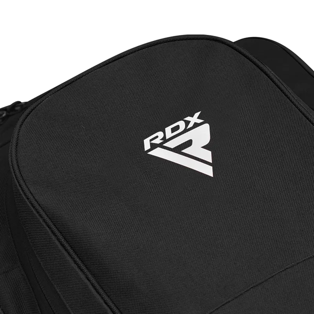 Спортивна сумка RDX R1 Duffel Bag with Backpack Straps Black/White - зображення 8