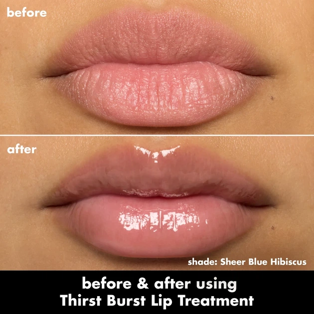 Бальзам для губ e.l.f. Сosmetics "Sheer Blue Hibiscus" Thirst Burst Lip Treatment - изображение 3