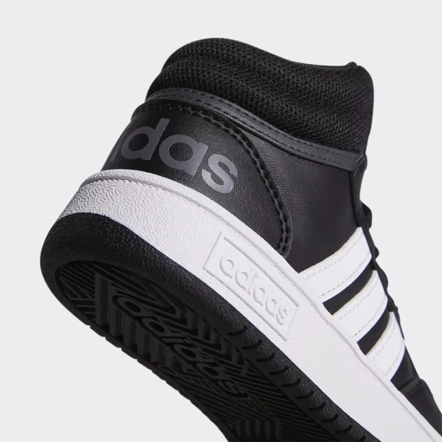 Кросівки Adidas Hoops 3.0 Mid Core Black/Cloud White/Grey Six 36.5-4.5-23.8см - Фото 5 Кросівки Adidas Hoops 3.0 Mid Core Black/Cloud White/Grey Six 36.5-4.5-23.8см - изображение 5