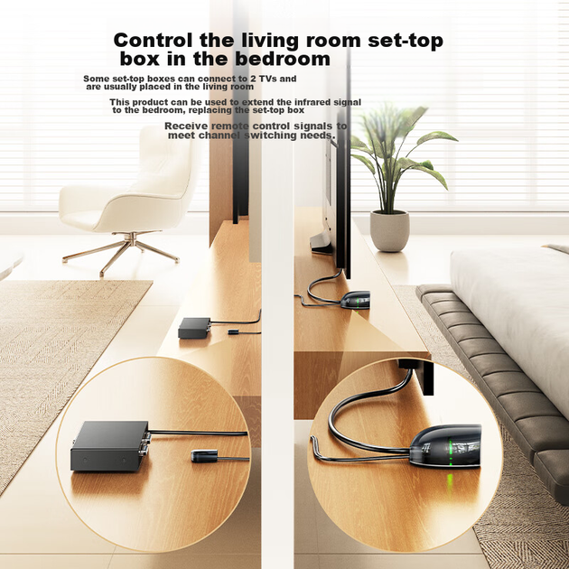 Инфракрасный удлинитель Biaze Set-Top Box 10 м (ZH255-Light-10m) - изображение 6