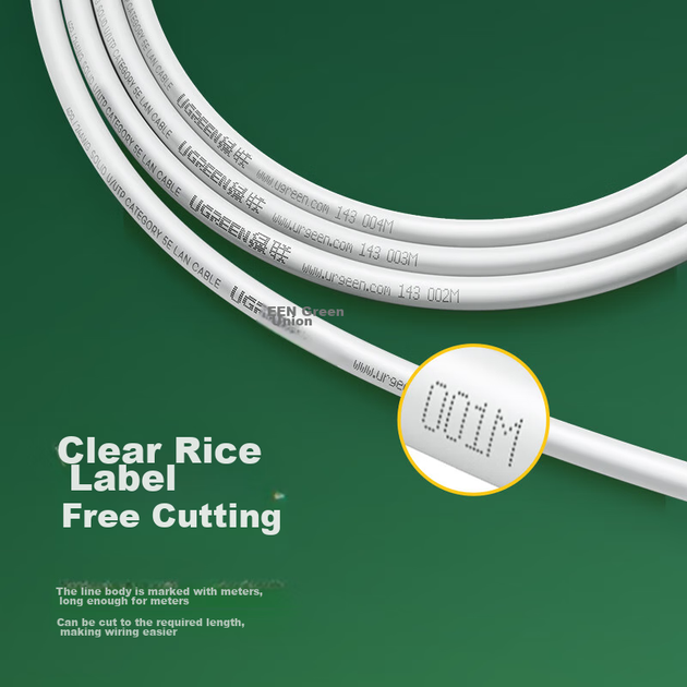 Кабель телефонный UGREEN RJ11 100м 80104 - изображение 5