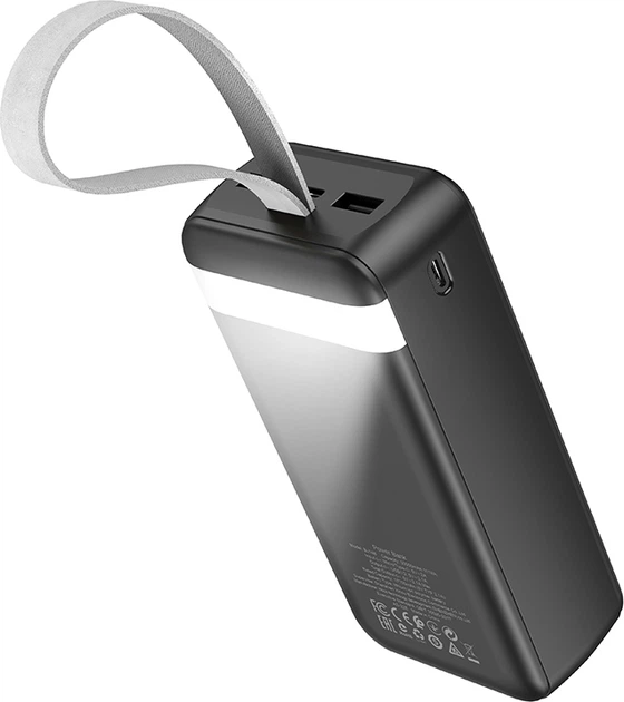 УМБ Borofone BJ14B Freeway 30000 mAh Black (BJ14BB) - Фото 2 УМБ Borofone BJ14B Freeway 30000 mAh Black (BJ14BB) - зображення 2