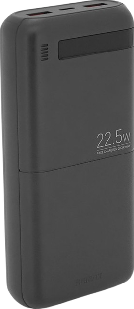 УМБ Remax RPP-72 20000 mAh 22.5W Black (YT39912) - Фото 1 УМБ Remax RPP-72 20000 mAh 22.5W Black (YT39912) - зображення 1