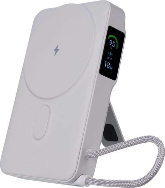 УМБ Gelius Fluxen GP-PBW120 10000 mAh 20W Grey (2099901016997) - изображение 4