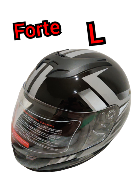 Мотошолом Forte BLD-626 Чорний L - зображення 2