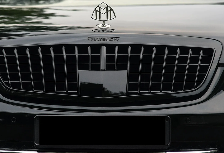 Решетка радиатора Maybach Black для Mercedes S-сlass W221 2005-2013 гг - изображение 3