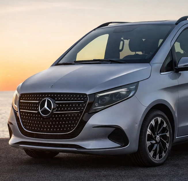 Передняя решетка радиатора GBT AMG-Line для Mercedes Vito/V-class W447 2014- гг - изображение 2