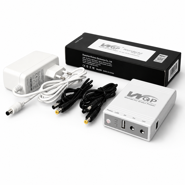 Безперебійник для роутера WGP 103 10400mAh ДБЖ mini ups 5v/9v/12v міні упс для роутера - Фото 12 Безперебійник для роутера WGP 103 10400mAh ДБЖ mini ups 5v/9v/12v міні упс для роутера - изображение 12