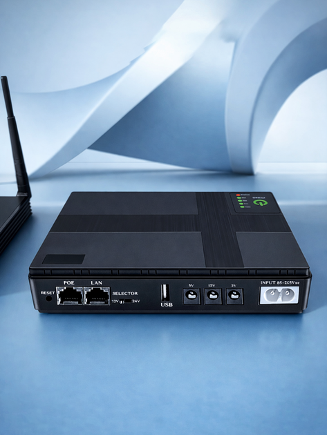 Бесперебойник 36В (мини ИБП / UPS) для Wi-Fi роутера и модема 10400 mAh 5V/9V/12V до 10 часов автономной работы LOW DC1018P - изображение 8