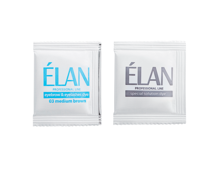 ELAN Гель фарба для брів та вій 03 medium brown Світло коричнева, 5 г - Фото 1 ELAN Гель фарба для брів та вій 03 medium brown Світло коричнева, 5 г - зображення 1