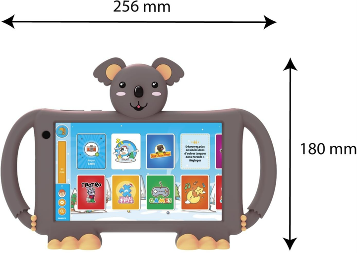 Дитячий планшет 7" Logicom Logikids 7 2/16 ГБ Android 13 3000mAh - Фото 2 Дитячий планшет 7" Logicom Logikids 7 2/16 ГБ Android 13 3000mAh - зображення 2