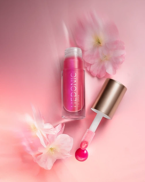 Блиск Hedonic Peptide Lip Gloss Sakura limited edition, 7 мл 5109 - зображення 4