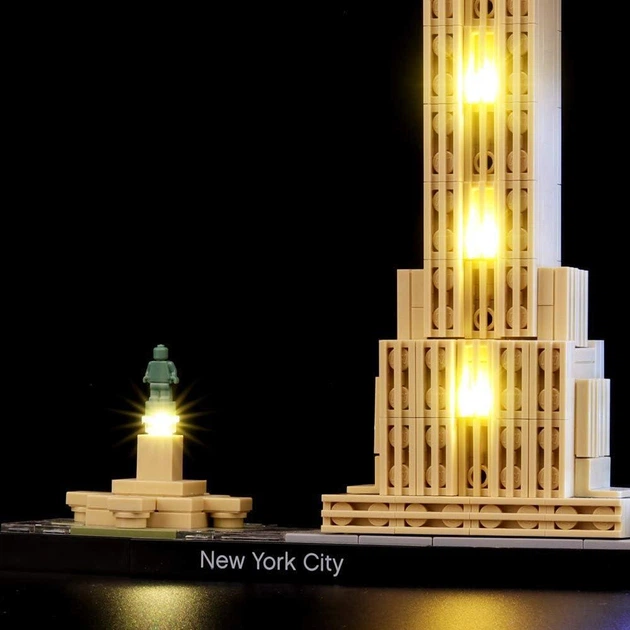 Комплект светодиодного освещения для LEGO Architecture New York - BRIKSMAX - изображение 4