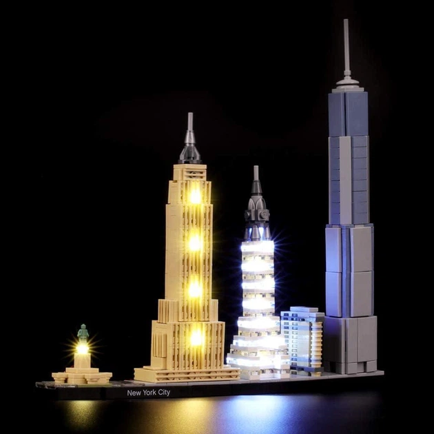 Комплект светодиодного освещения для LEGO Architecture New York - BRIKSMAX - изображение 5