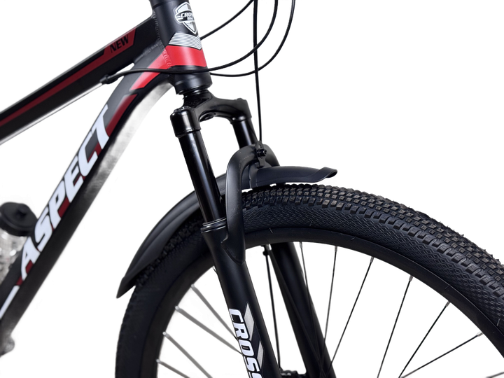 Велосипед CrossBike Aspect 27.5" 15" Чорний-Червоний - Фото 4 Велосипед CrossBike Aspect 27.5" 15" Чорний-Червоний - зображення 4