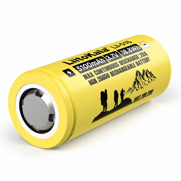 Аккумулятор LiitoKala Lii-51S 26650 5100 мА·ч 3,7 В Li-Ion высокоточный - изображение 4