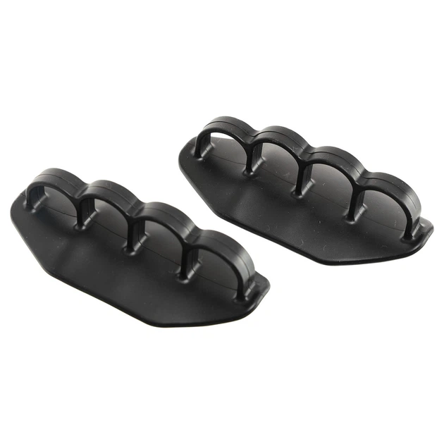 Накладки на долоні грипси Gym Grips силіконові, 2 шт., чорні TA-5980 - зображення 2