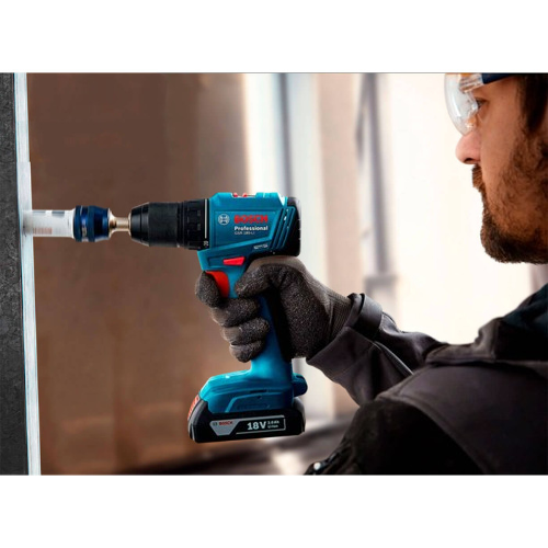 Шуруповерт-дрель аккумуляторный Bosch Professional GSR 185-LI 18В Синий (06019K3000) - изображение 3