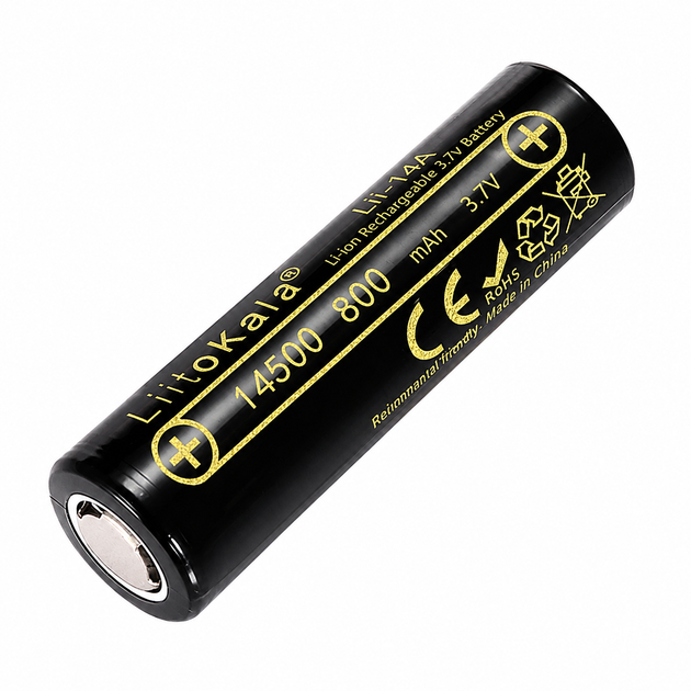 Аккумулятор LiitoKala Lii-14A-N 14500 800 mAh 3,7 В литий-ионный (14A-N) - изображение 3