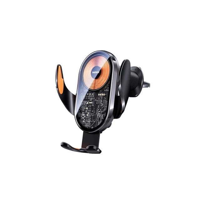 Автотримач для телефона з БЗП REMAX 15W Ultra-thin 3-Axis Linkage Car Holder RM-C17i Black (6954851216018) - Фото 1 Автотримач для телефона з БЗП REMAX 15W Ultra-thin 3-Axis Linkage Car Holder RM-C17i Black (6954851216018) - изображение 1