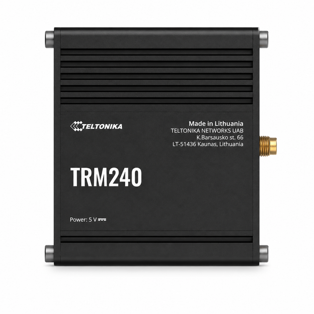 Промышленный маршрутизатор Teltonika TRM240 с USB LTE 3.2 Вт Черный - изображение 2