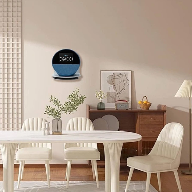 Универсальный металлический настенный держатель Shinar для Echo Spot / HomePod Mini - компактное и стильное крепление - Фото 4 Универсальный металлический настенный держатель Shinar для Echo Spot / HomePod Mini - компактное и стильное крепление - изображение 4