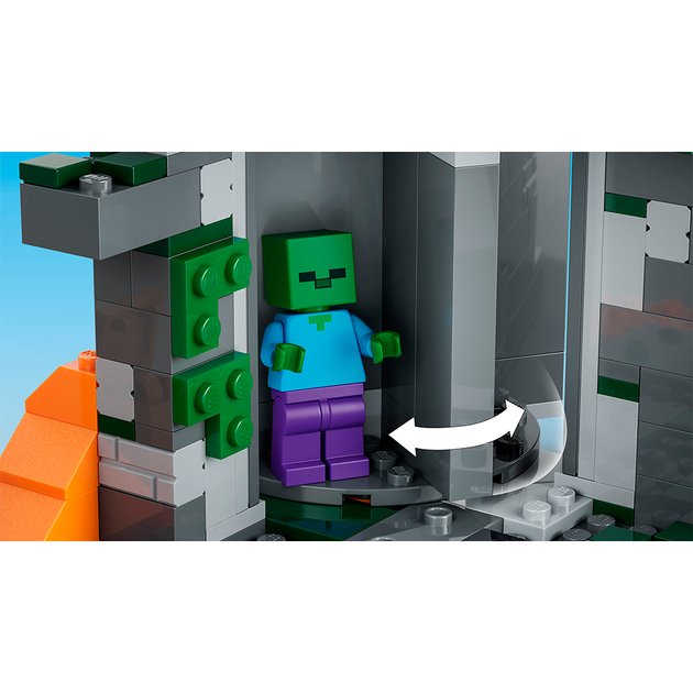Конструктор LEGO Minecraft Підземелля зомбі 284 деталі (21587) - зображення 7