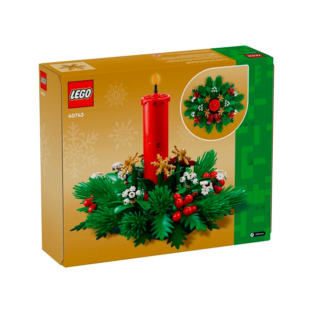 Конструктор LEGO Декор для різдвяного столу 433 деталі (40743) - зображення 2