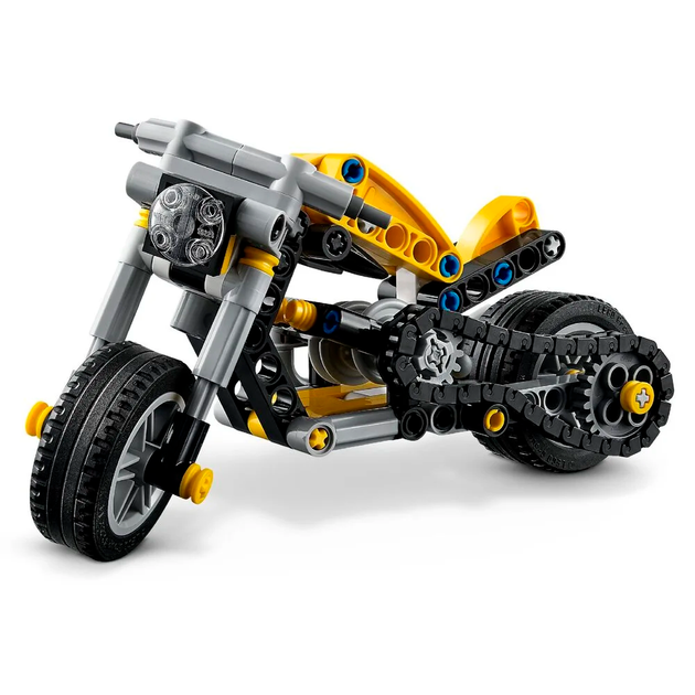 Конструктор LEGO Technic Желтый мотоцикл 151 деталь (42225) - изображение 5